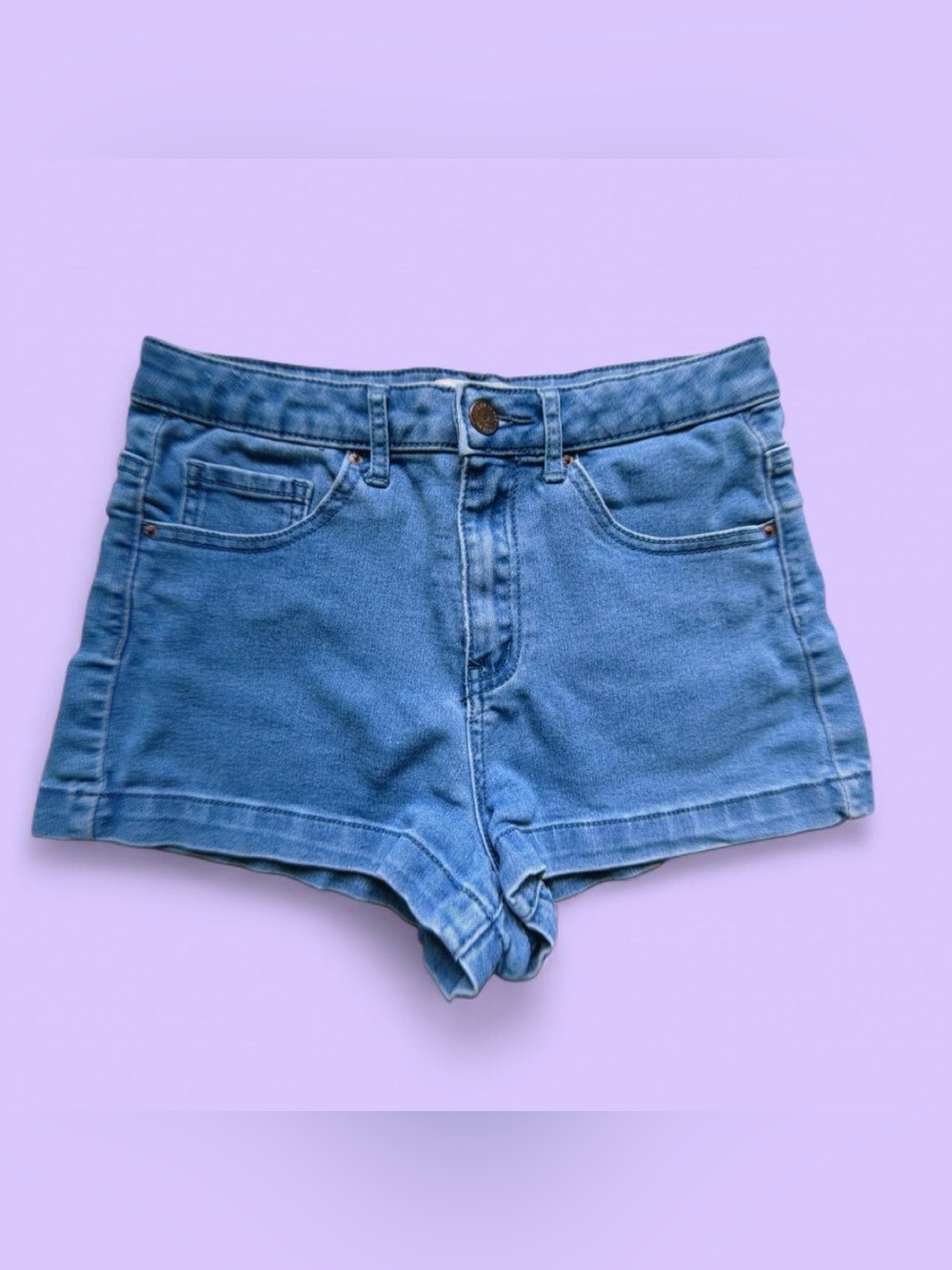 Forever 21 blue denim shorts